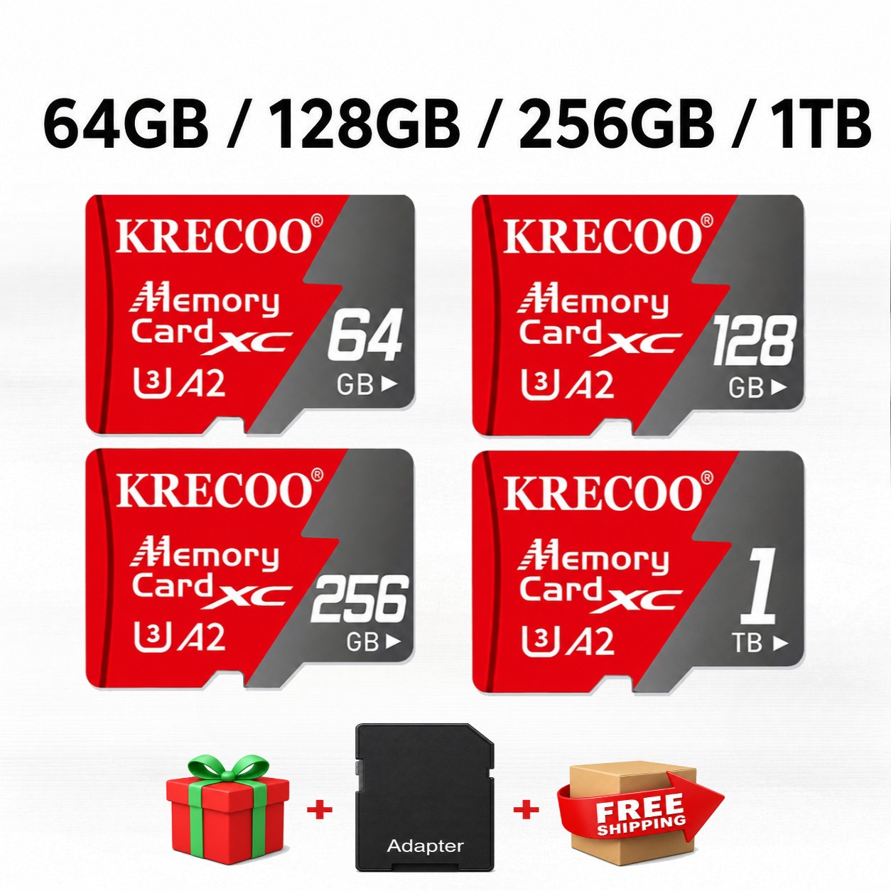 128GB TF Memory Card U3 A2 V30  For phone Tablet Dash Cam Security Camera 4K lot