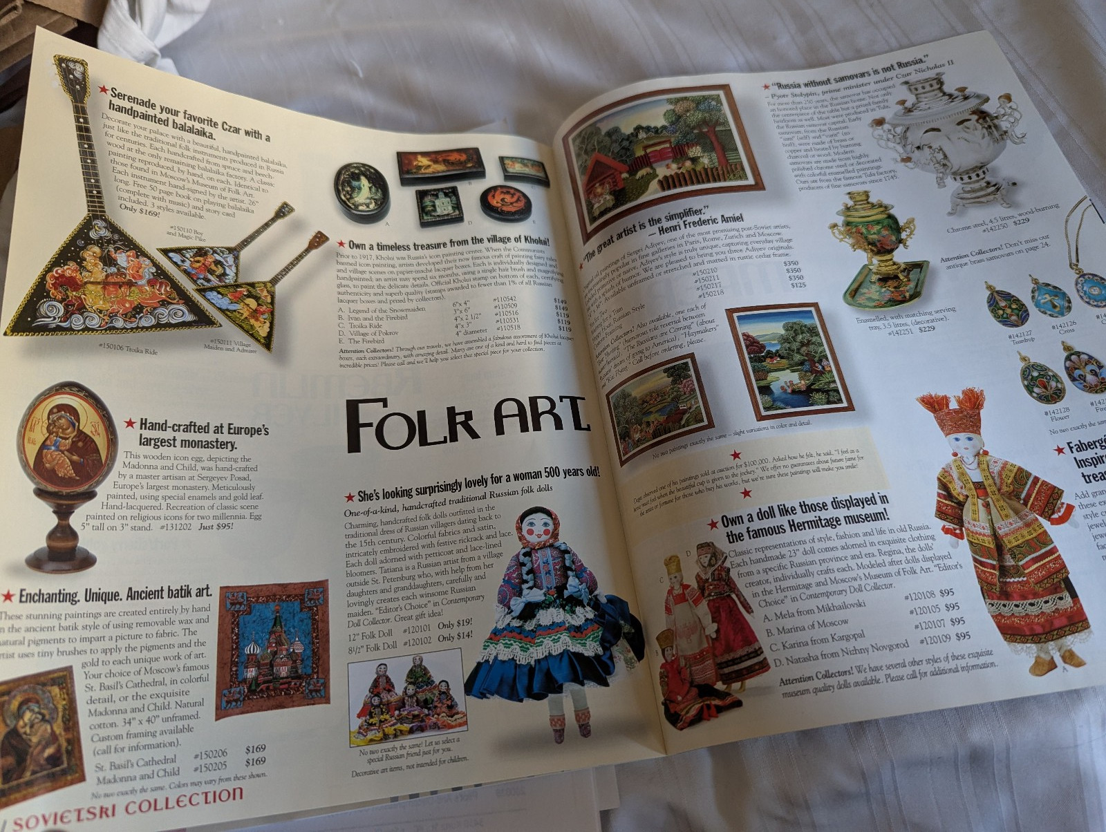 Sovietski Collection catalog Fall 1997