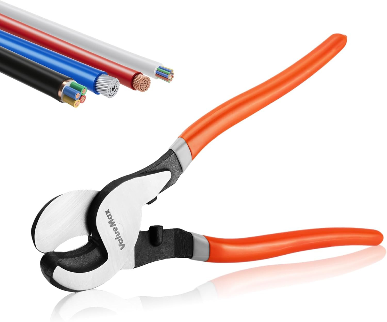 10-Inch Heavy-Duty Cable Cutter for Aluminum, Copper Battery Cables and Communic