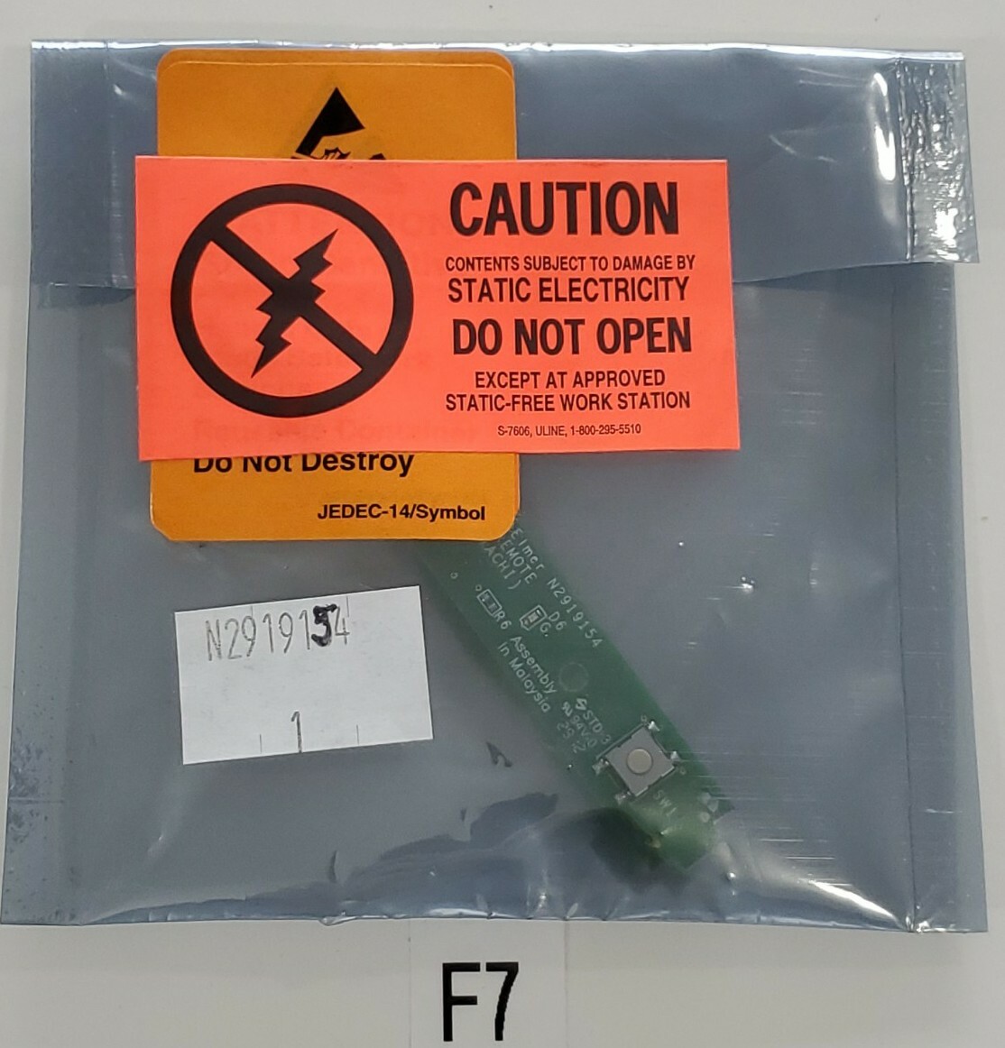 *NEW* Perkin Elmer N2919154 Darwin Remote Switch (HITACHI) Issue A + Warranty!
