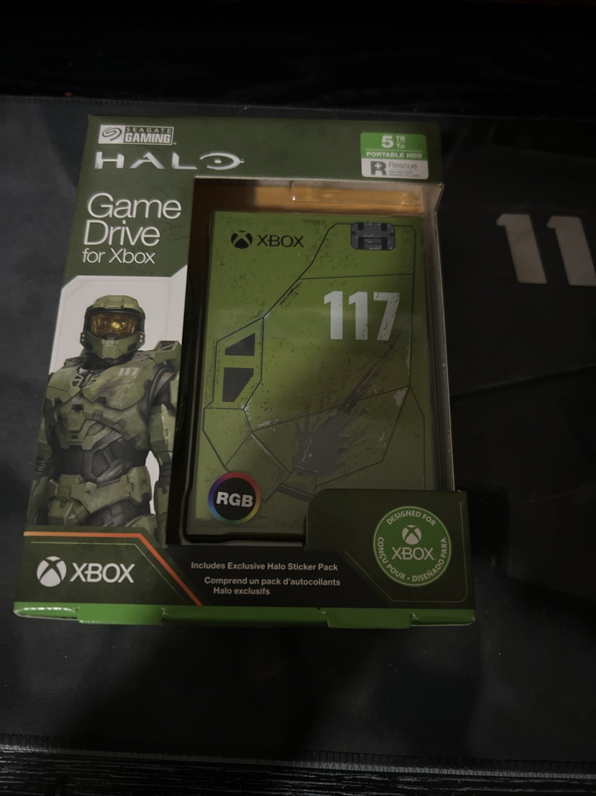 Seagate Halo Infinite Special Edition 5TB Game Drive for Microsoft Xbox Sealed!