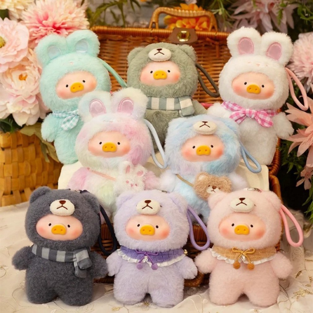TOYZERO+ Lulu The Piggy Joyful Time Series Plush Pendant Toy Confirmed Blind Box