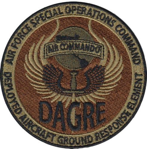 Security Forces Spice Brown DAGRE Patch