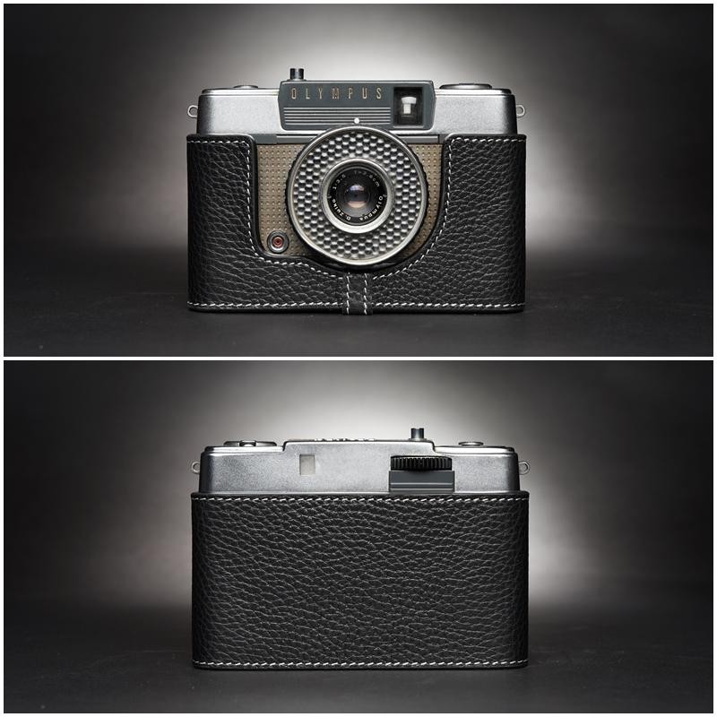 Genuine Real Leather Camera Bag Case Protect Cover For PEN S EE EE3 EE2 EES EES2