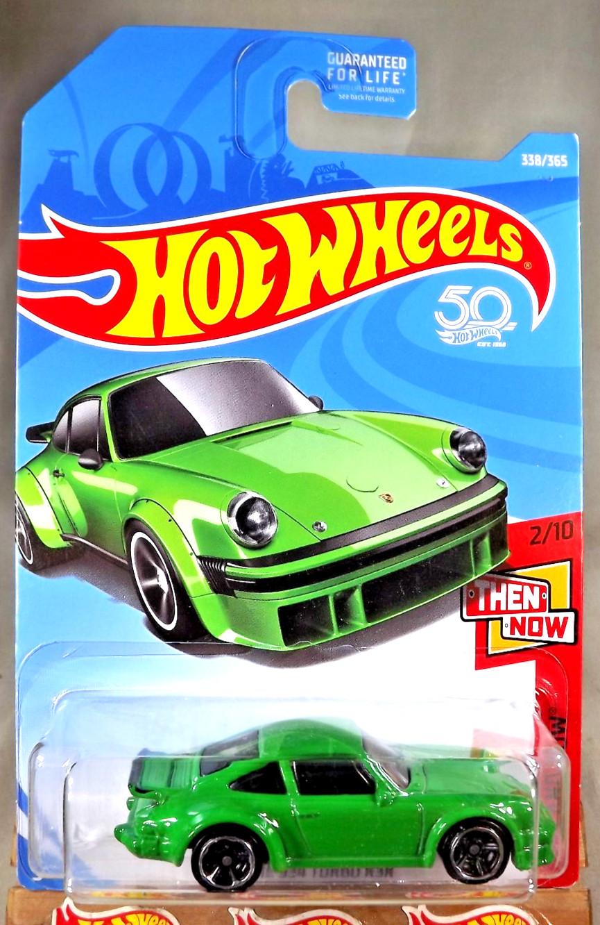 2018 Hot Wheels #338 Then and Now 2/10 PORSCHE 934 TURBO RSR Green w/Black MC5sp