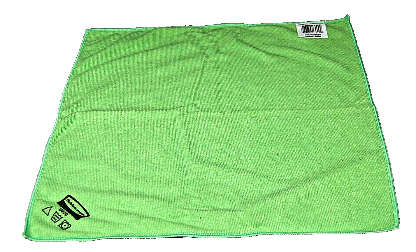 Rubbermaid Microfiber Cloths General Purpose Q620 Green 16"x16" Box of 12  S4791