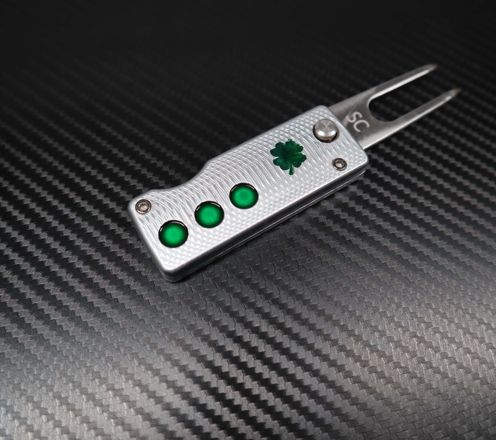 CUSTOM SONSCUSTOMSHOP Lucky Clover Divot tool match with Scotty Cameron
