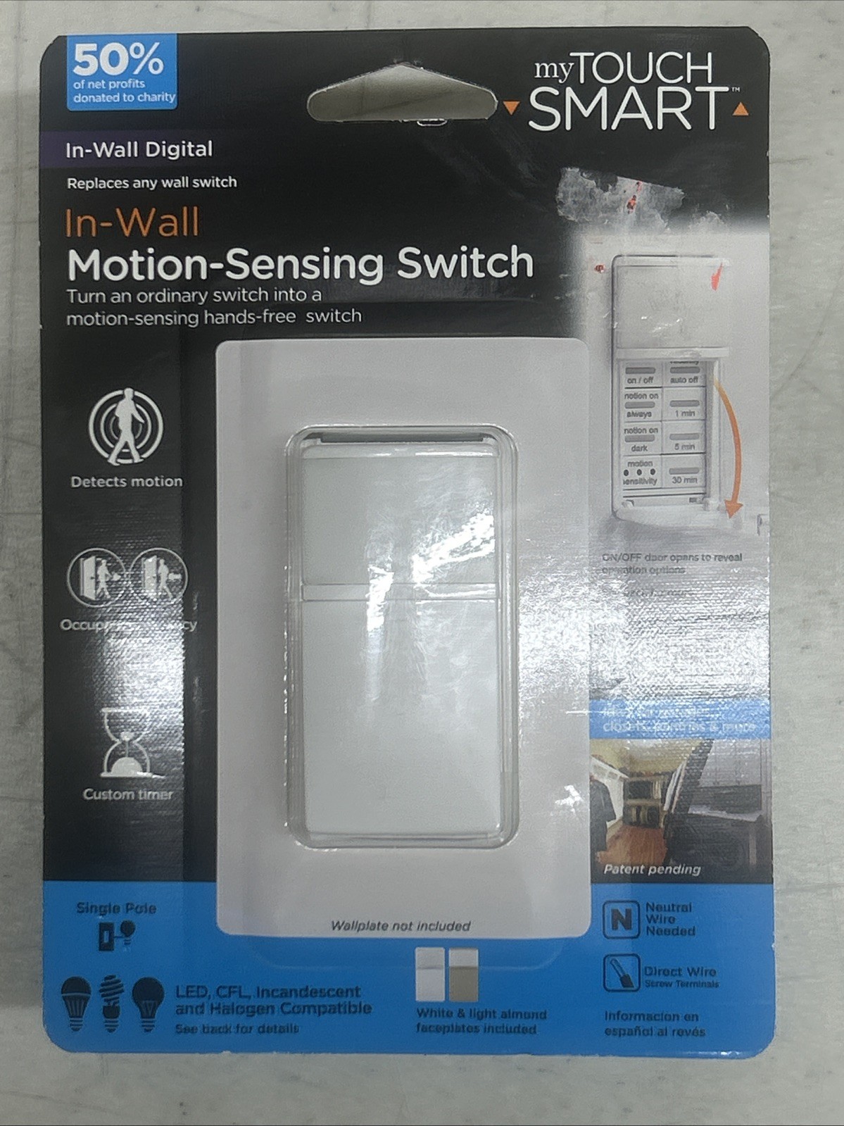 myTouchSmart 41381 Wall Motion Activated Timer