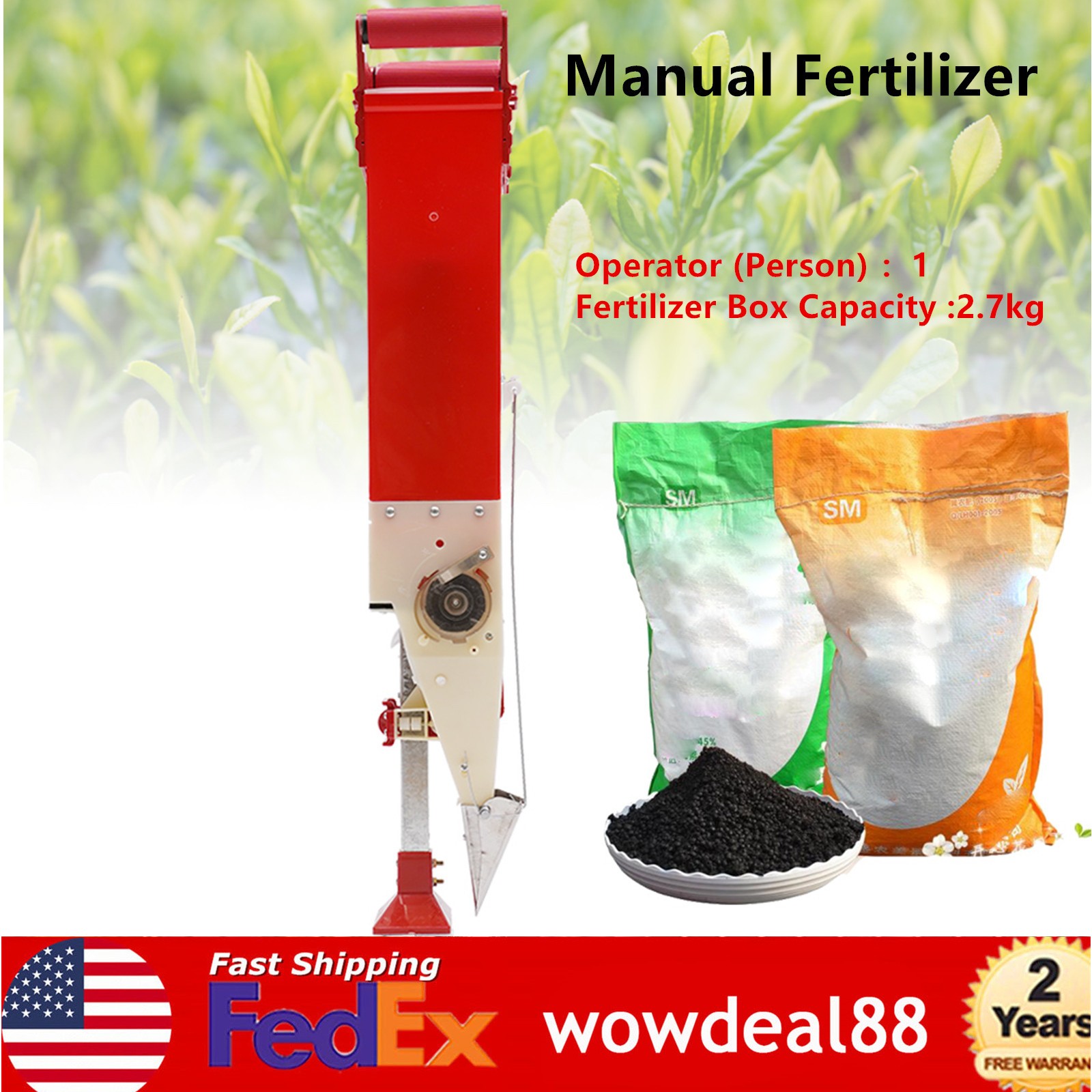 Manual Farmland Apply fertilizer Handheld Vegetable Garden Fertilizer Applicator