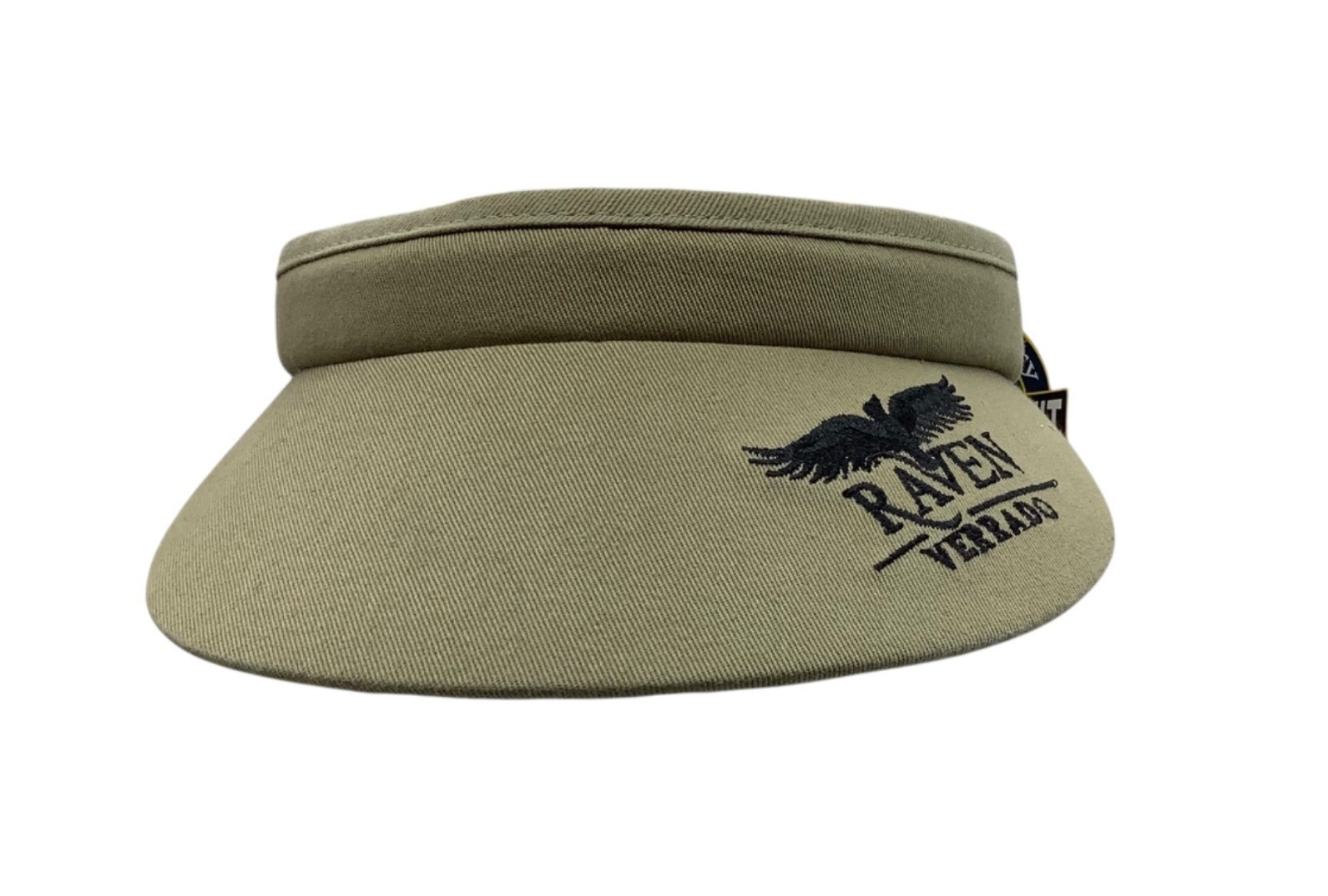 Raven Verrado Khaki Golf Visor Legendary Headwear Perfect Fit NEW