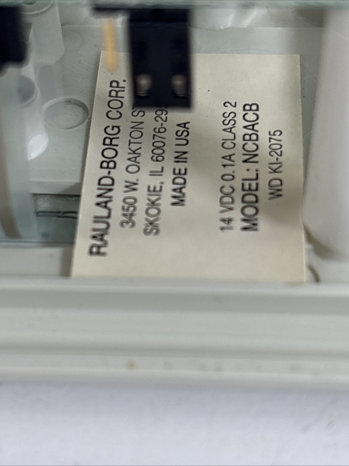 Rauland-Borg NCBACB Responder IV Code Blue