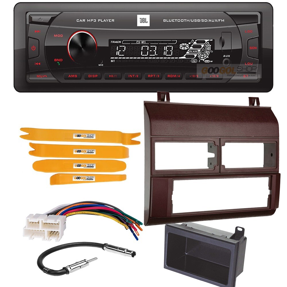 JBL MP3 Digital Media Car Stereo Radio Red Dash Kit for 1988-1994 CK Pickup 1500