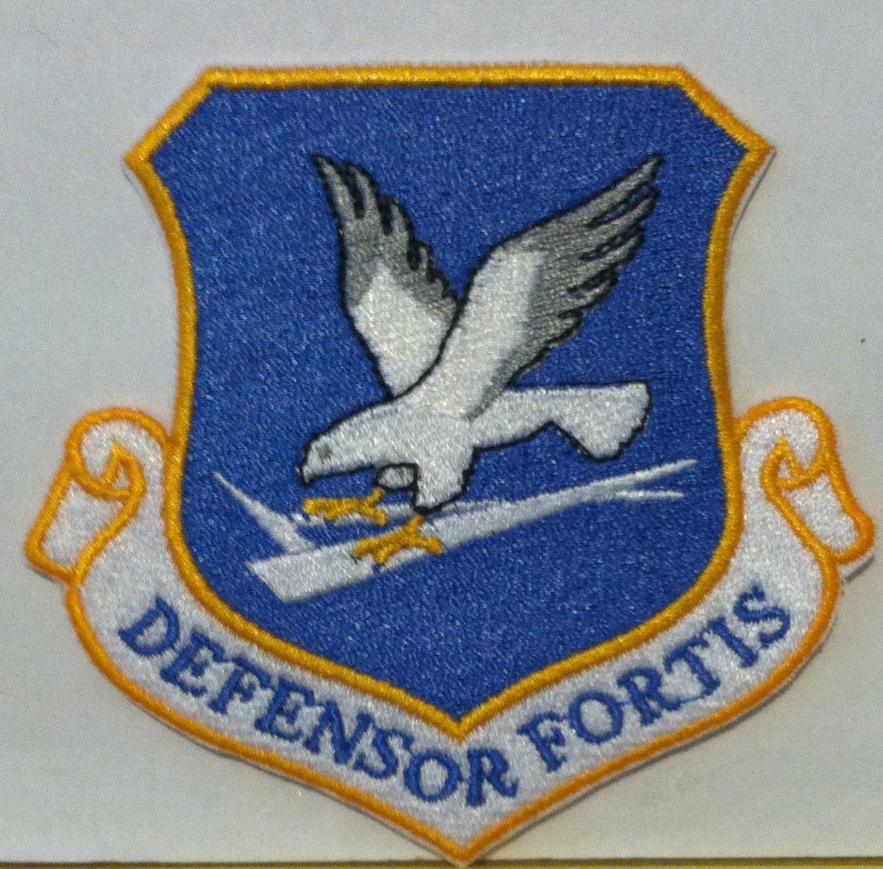United States Air Force DEFENSOR FORTIS  Iron-On Military Patch USAF #2