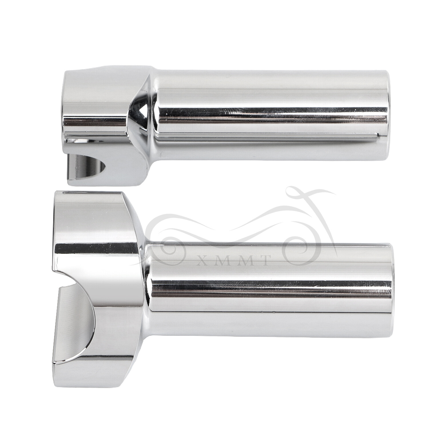 4" Chrome Handlebar Riser For Harley Dyna Road Glide Softail FXST Deluxe FLSTN