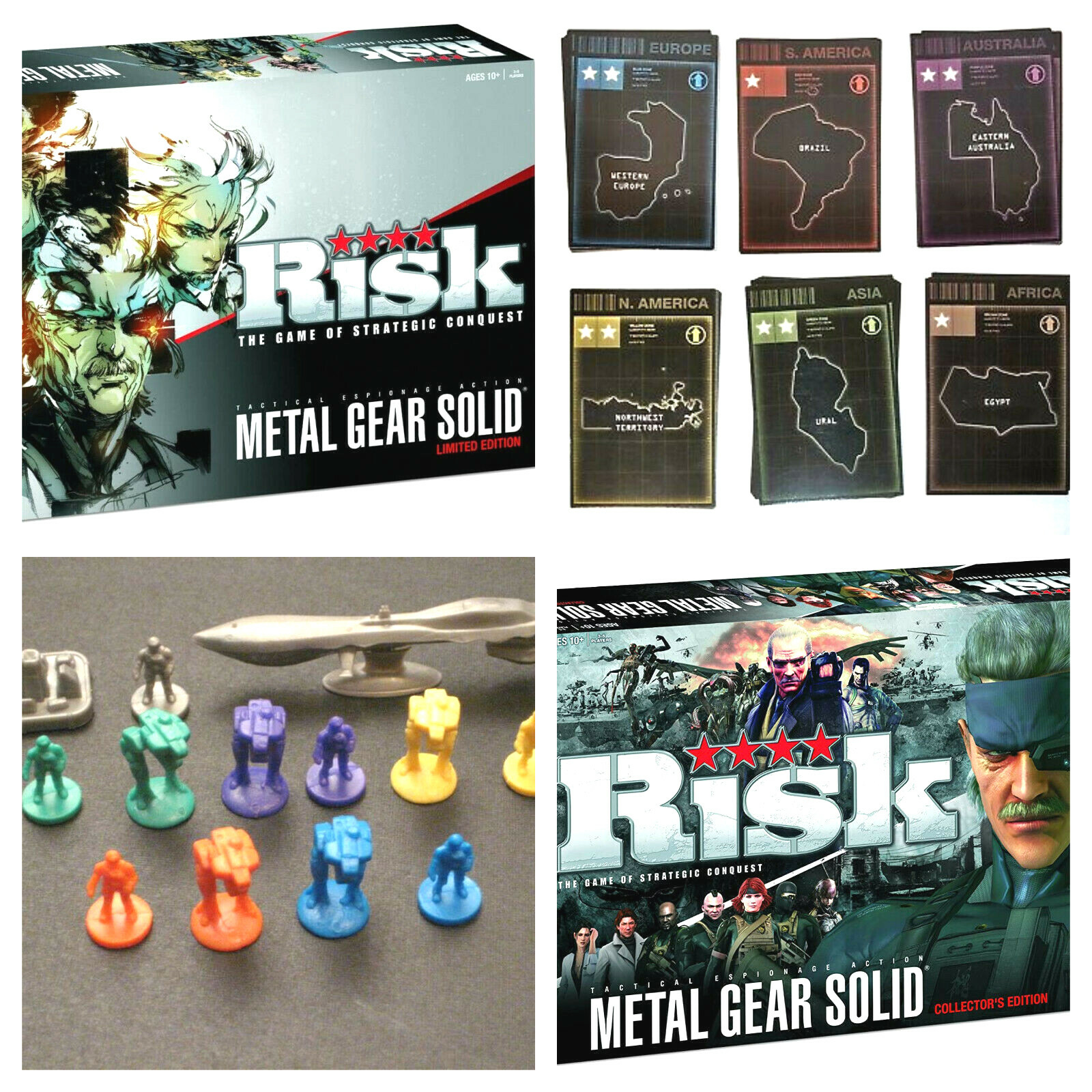 RISK Metal Gear Solid REPLACEMENT PARTS & PIECES You Pick Hasbro Card