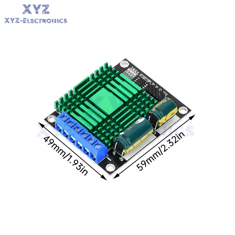 9V-30V 60A Dual PWM DC Motor Driver Module High Power H-Bridge Speed Controller