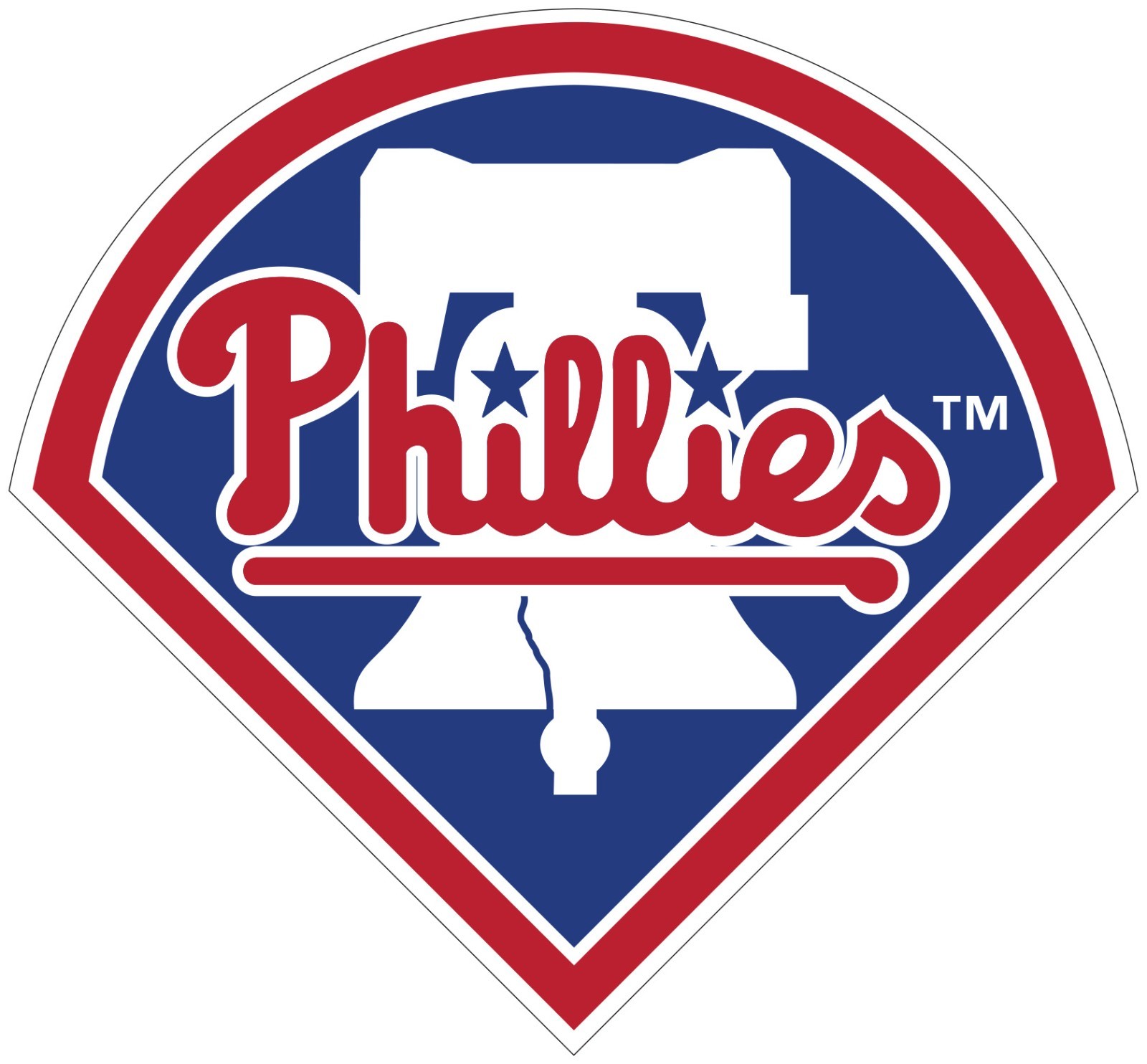 Philadelphia Phillies Emblem Logo Baseball Sticker Waterproof Vinyl Decal Car