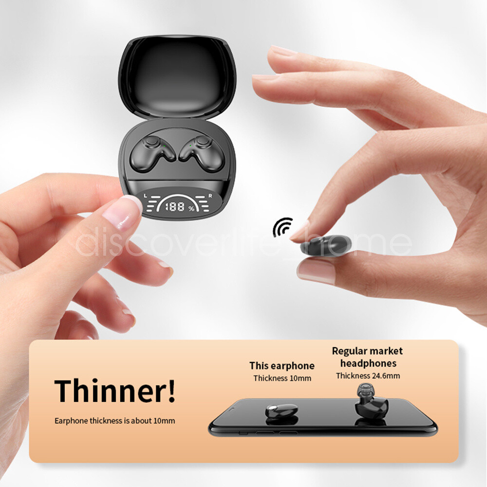 NEW Invisible Earbuds Micro Bluetooth Earbuds Sleep TWS Wireless Earphones Mini