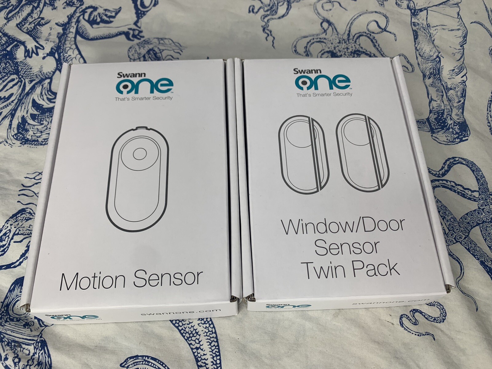 Swann One Motion Sensor And Window Door Sensor Lot, New (D2)