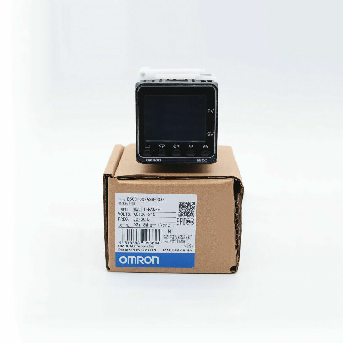Omron E5CC-QX2ASM-800 Temperature Controller New Free Shipping One E5CCQX2ASM800
