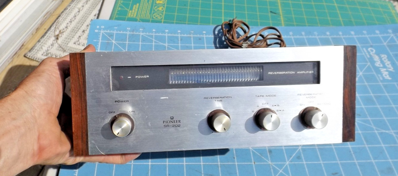 Vintage  Pioneer Model SR-202 Reverb Reverberation (parts-repair)