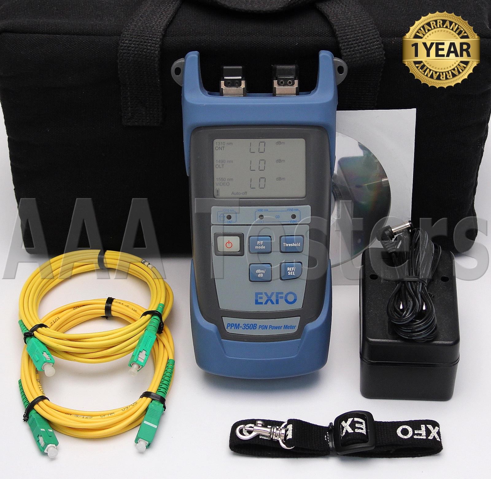 EXFO PPM-350B SM 1310/1490/1550nm Fiber PON Power Meter FTTx PPM-352B PPM 350