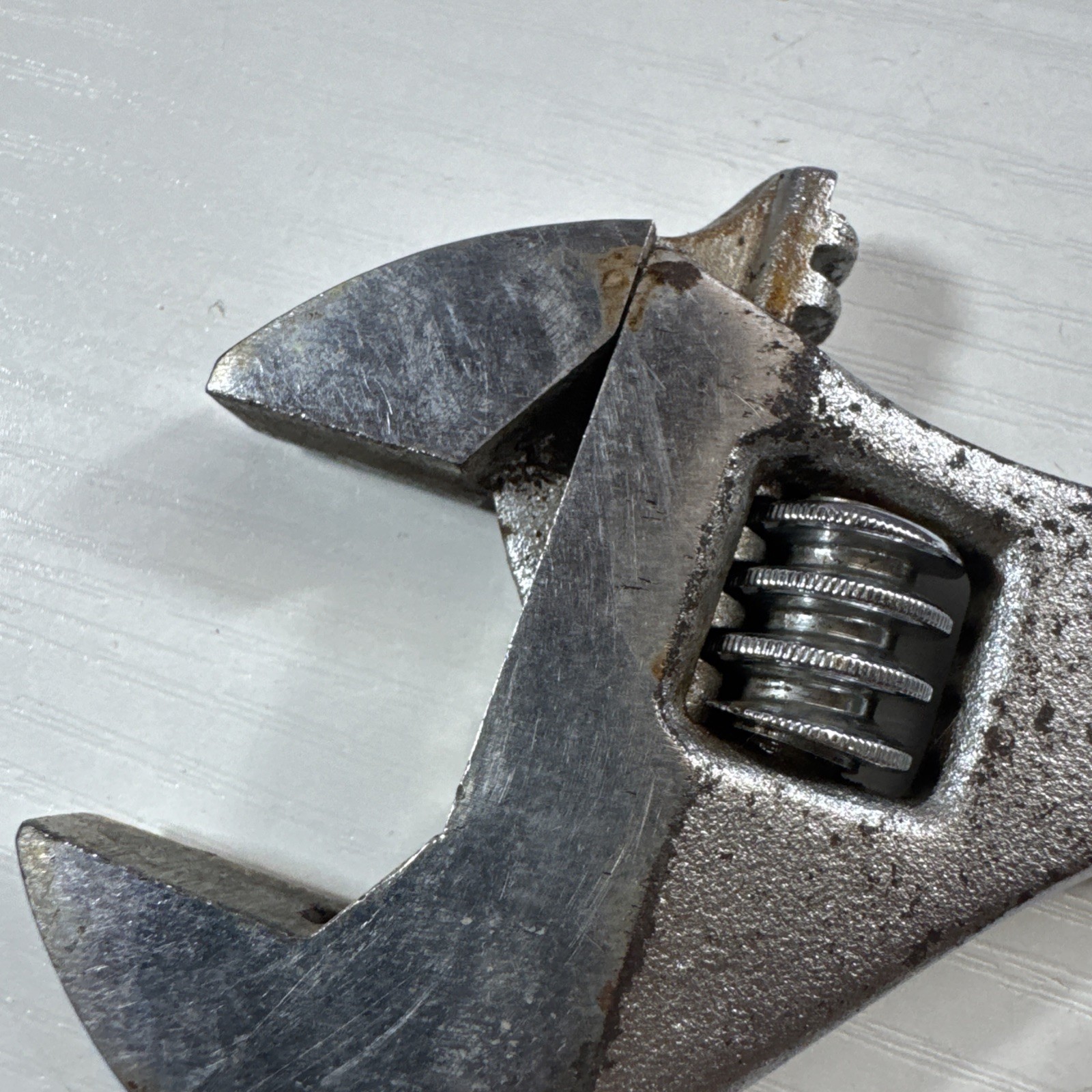 Toyota Motors 200mm Adjustable Wrench 8” Long Angle Wrench Vintage Made in Japan