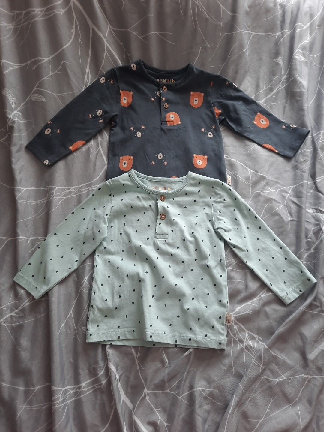 2 New Maybe Baby Long Sleeved Tops