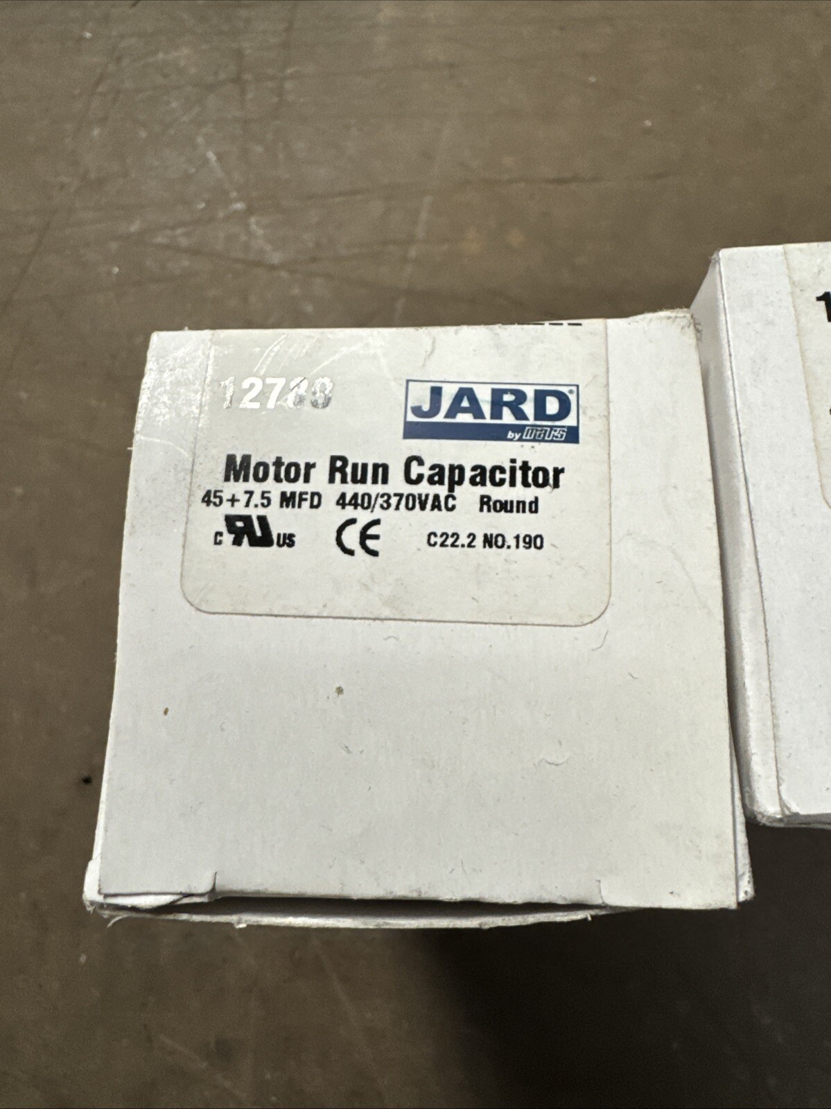 MARS/JARD 12789 45 + 7.5 uf MFD 370 440 VAC Round Dual Capacitor! Lot Of 5