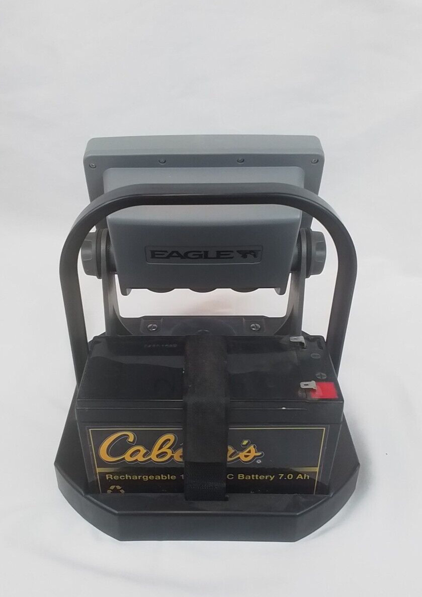 Eagle Fishmark 320 Fish Finder Full Mount with Battery Untested #J2327
