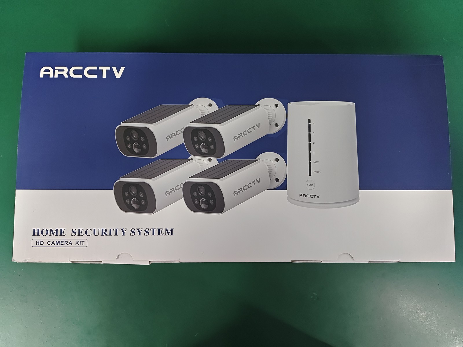 ARCCTV Solar Battery Power Security Camera Wireless System Outdoor WiFi IP CCTV