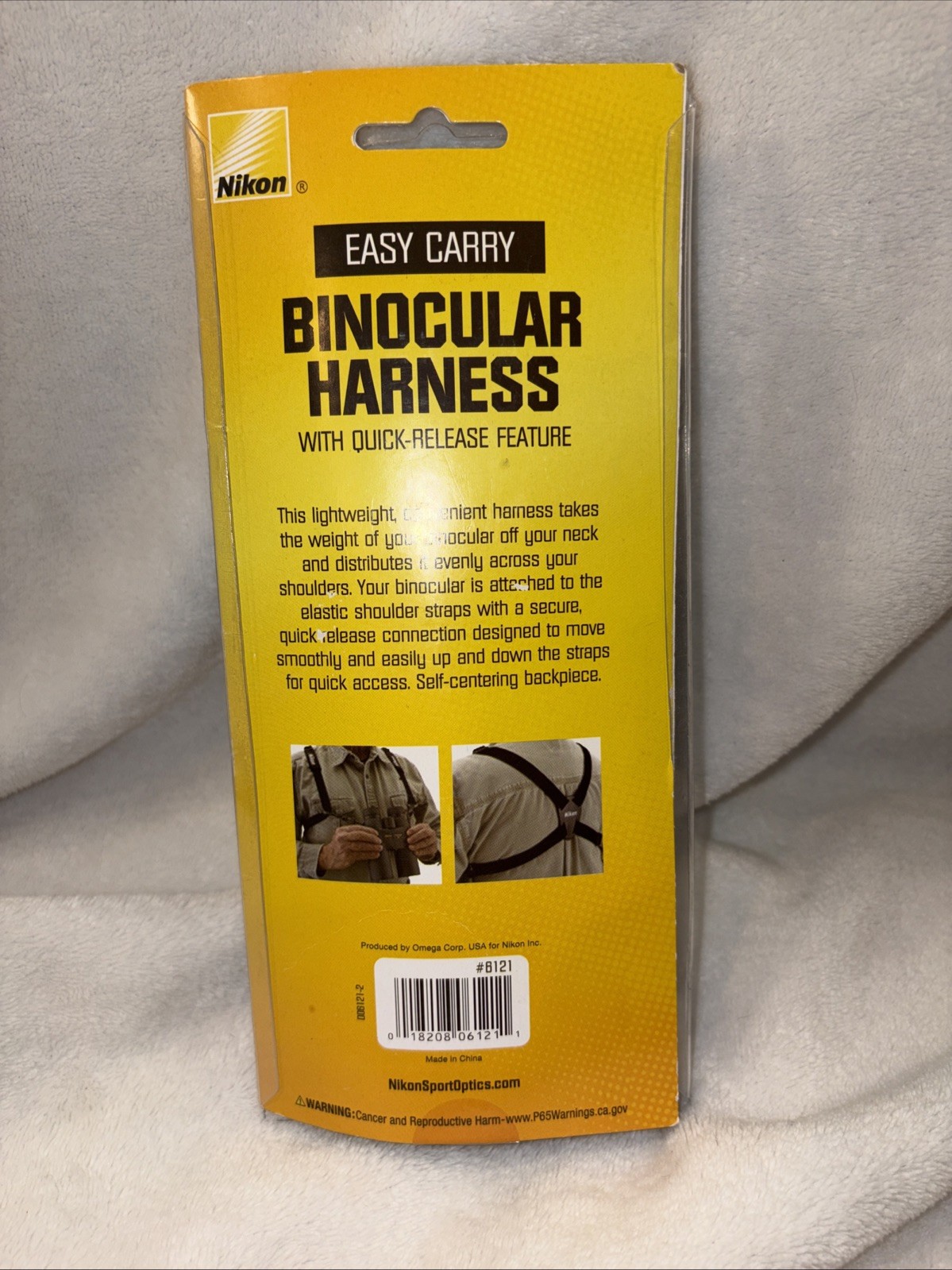 NEW Nikon Easy Carry Binocular Harness With Quick Release Feature 6121 Black