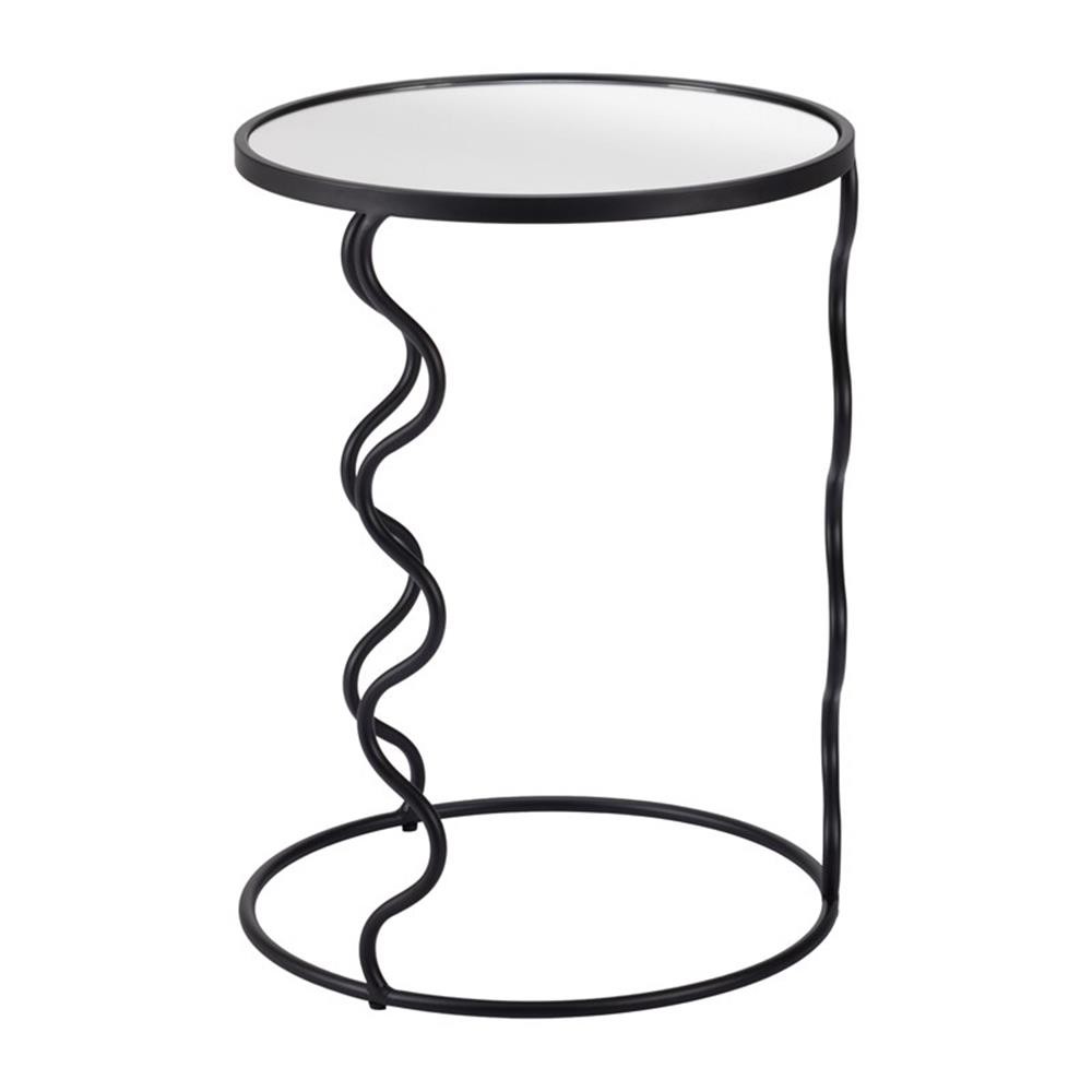 Pemberly Row Modern / Contemporary Assembled Metal Side Table Black