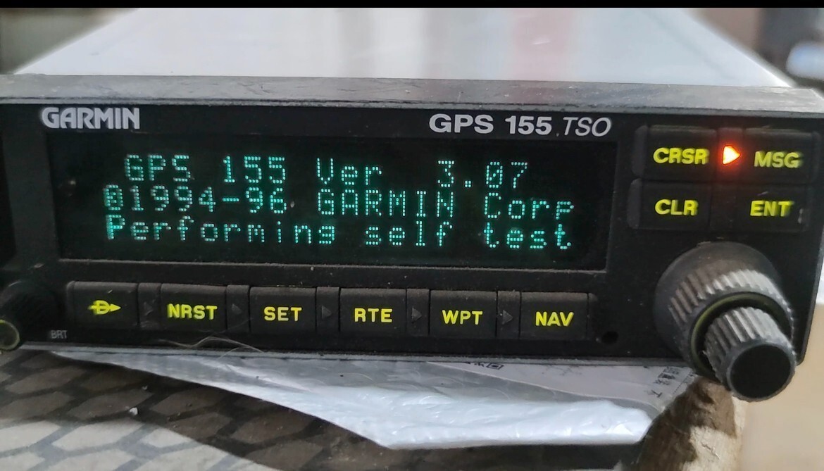 Garmin GPS 155 TSO Panel Mount Aviation P/N 011-00104-00 Unit