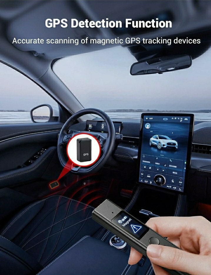 Hidden Camera Detector, Listening Devices, & Auto GPS Finder, Portable, Accurate