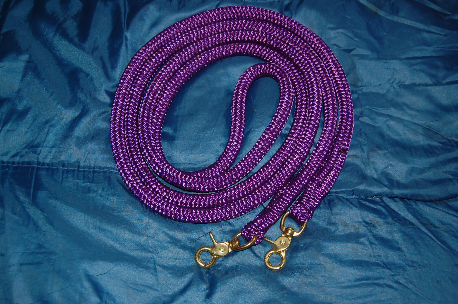 9' PURPLE YACHT ROPE SNAP-ON FINESSE REIN FOR PARELLI TRAINING METHOD