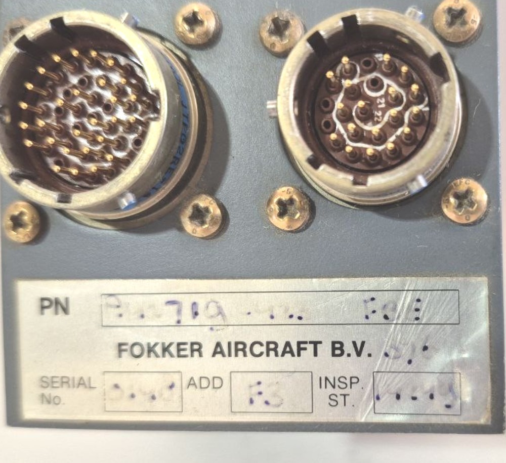 Fokker Aircraft Test Panel A42719-423