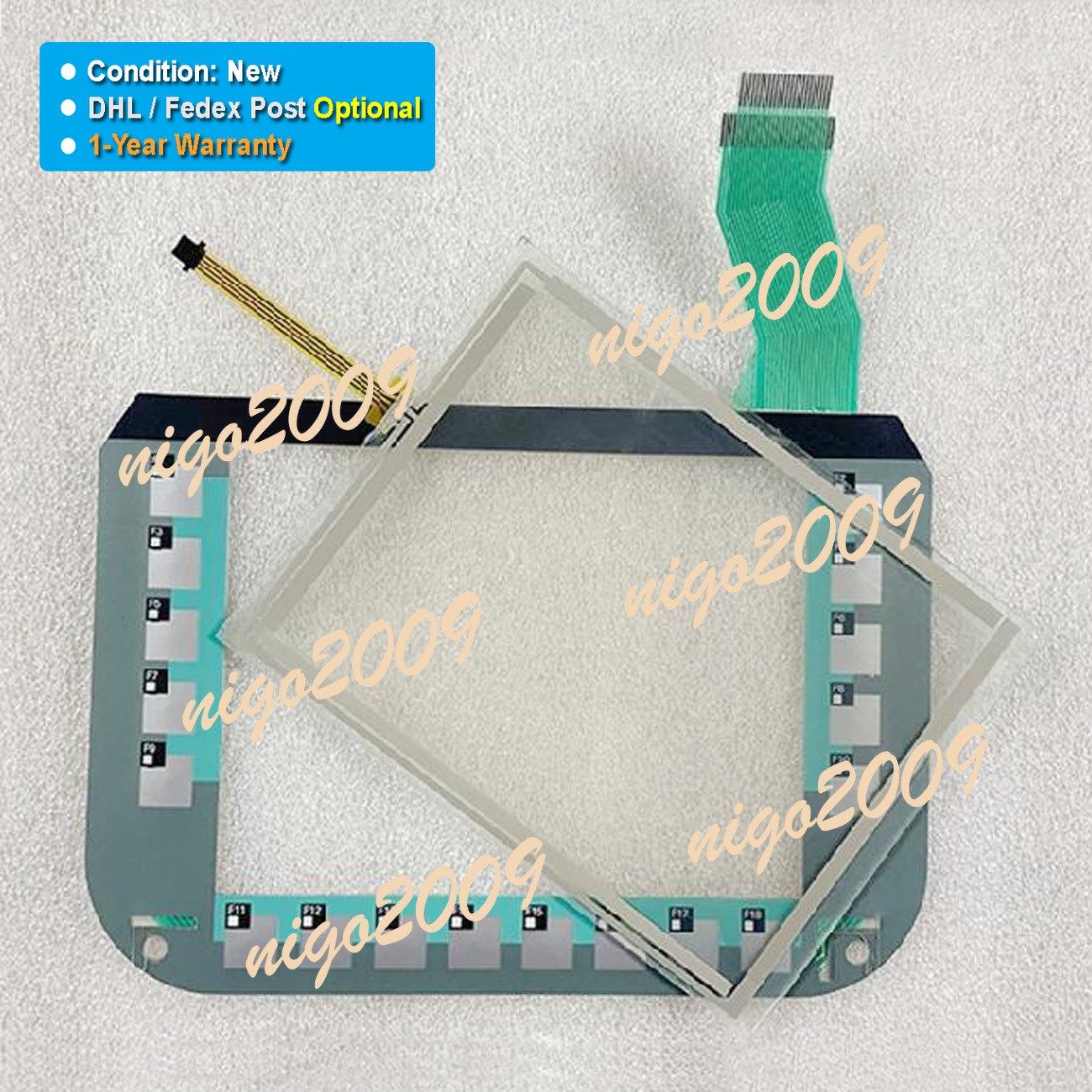 Touch Screen Membrane Keypad for SIMATIC MOBILE PANEL 277 8" 6AV6645-0CA01-0AX0