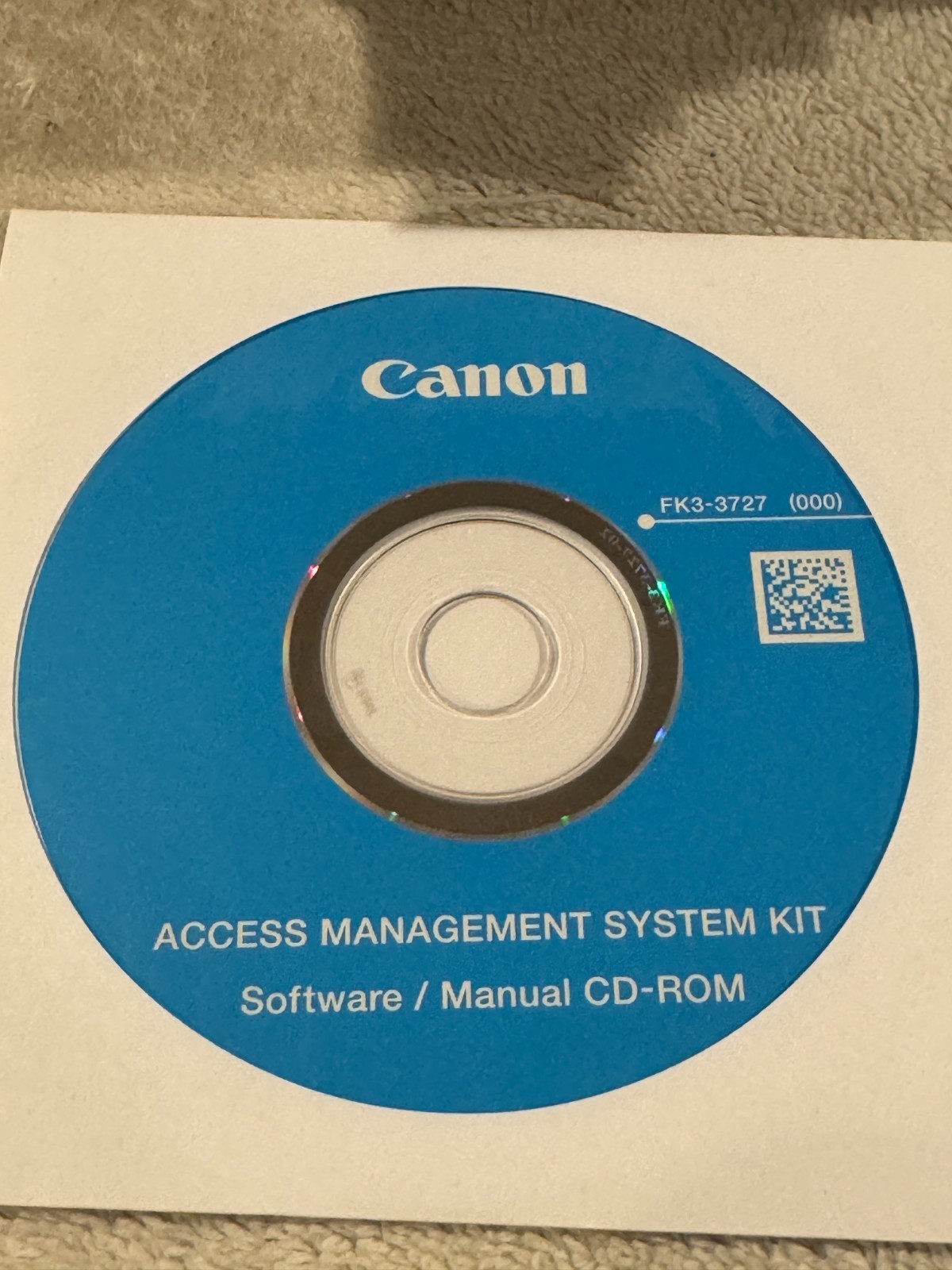 Canon Access Management System Kit CD - CD ONLY IN VERY GOOD CONDITION!!!