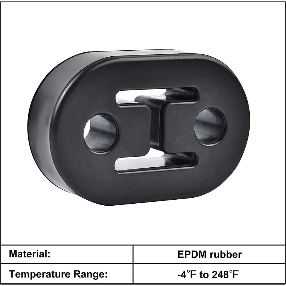 4pcs Rubber Exhaust Hanger, Muffler Exhaust System, Heavy Insulator Support