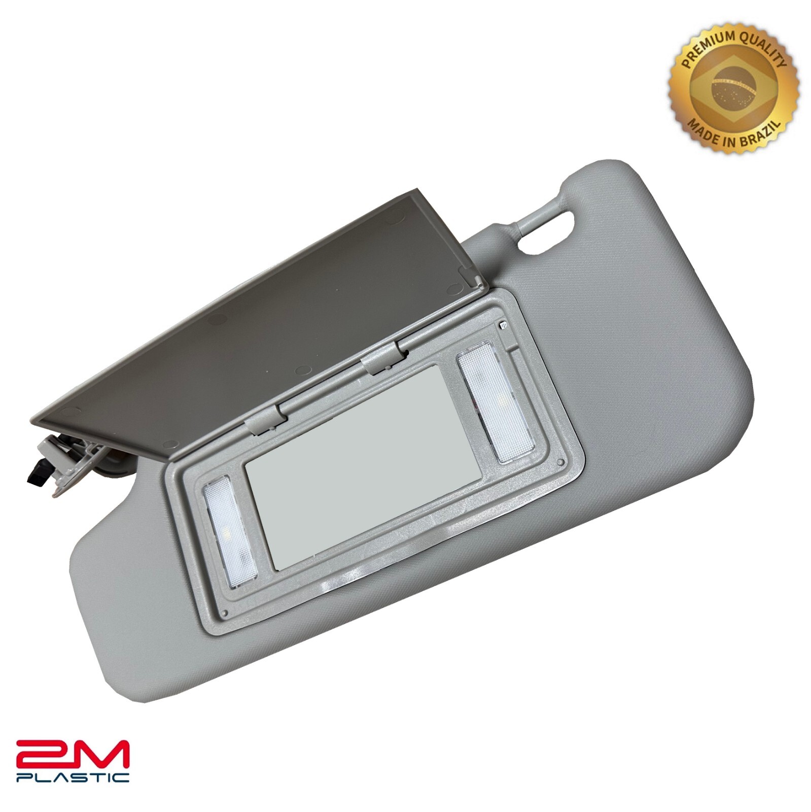Sun Visor For Chevy CRUZE 2011-2016 Pair Set Left+Right Gray Titanium With Light