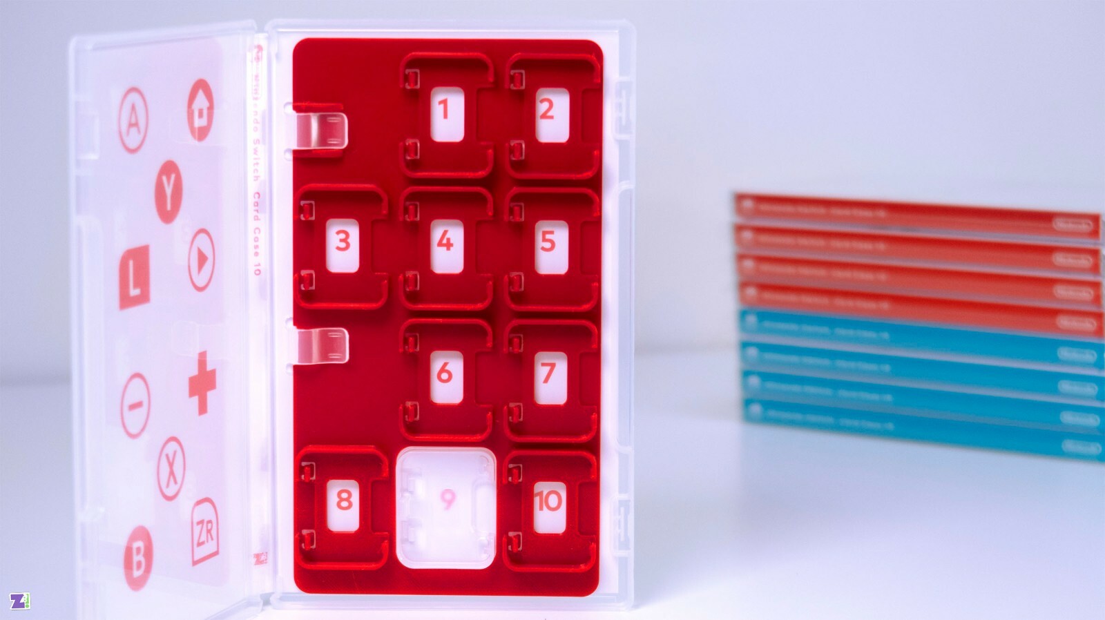 Nintendo Switch Card Case 10: Holds Multiple Games & Available in Red or Blue