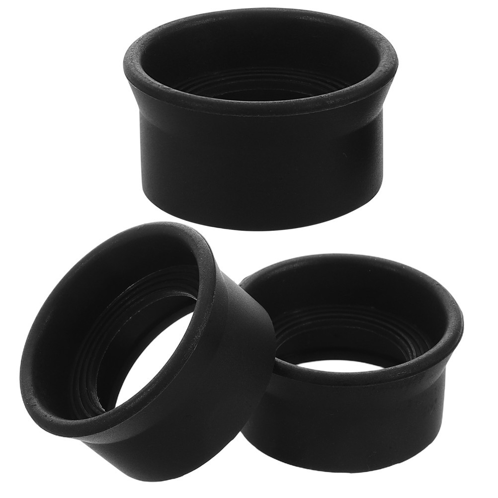 3pcs Binocular Eye Cups Replacement Rubber Microscope Eyepiece Fits 31-33 Mm