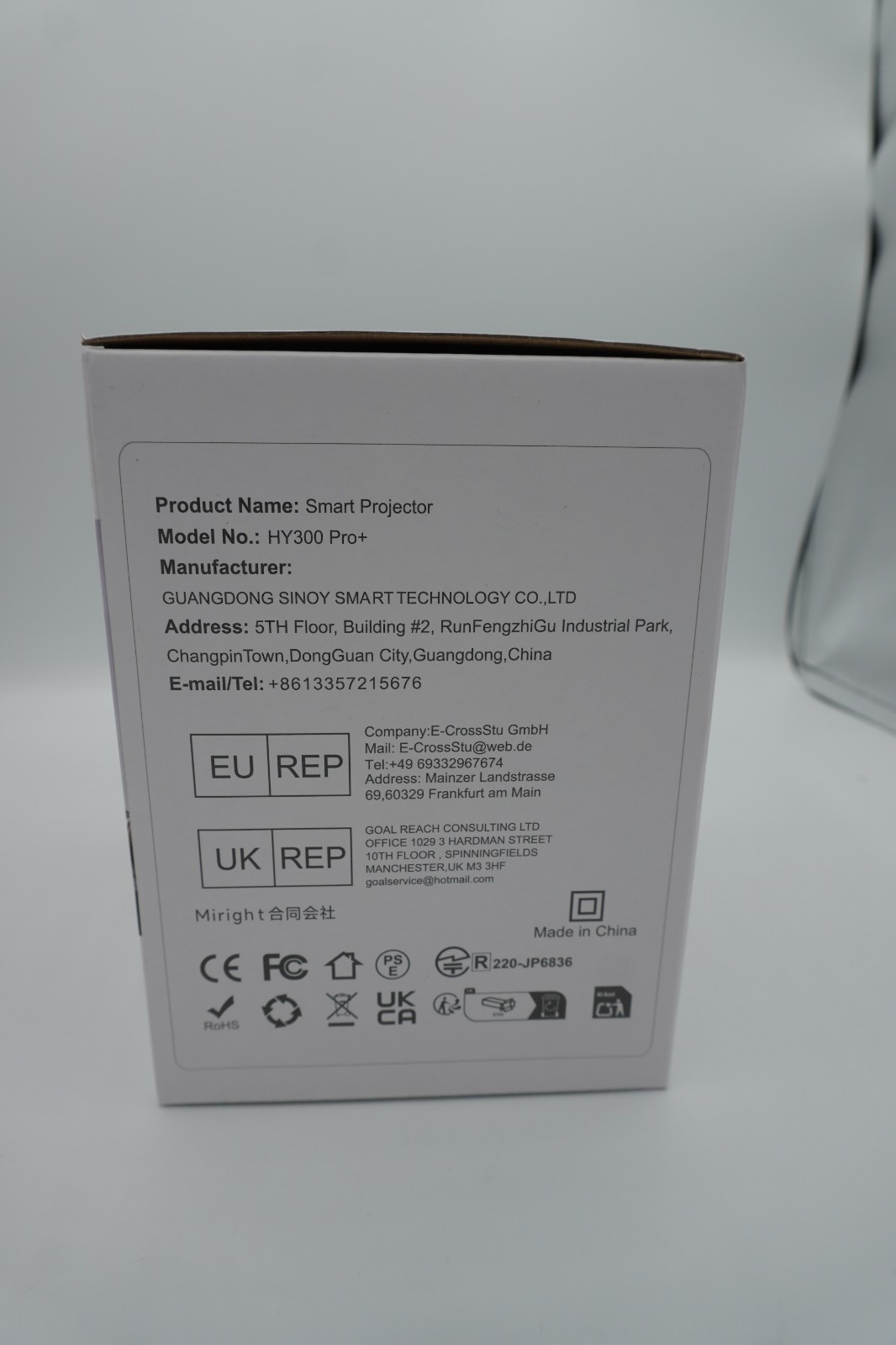 Compact Portable 4K Smart Projector with WiFi, Bluetooth & Auto Keystone HDML