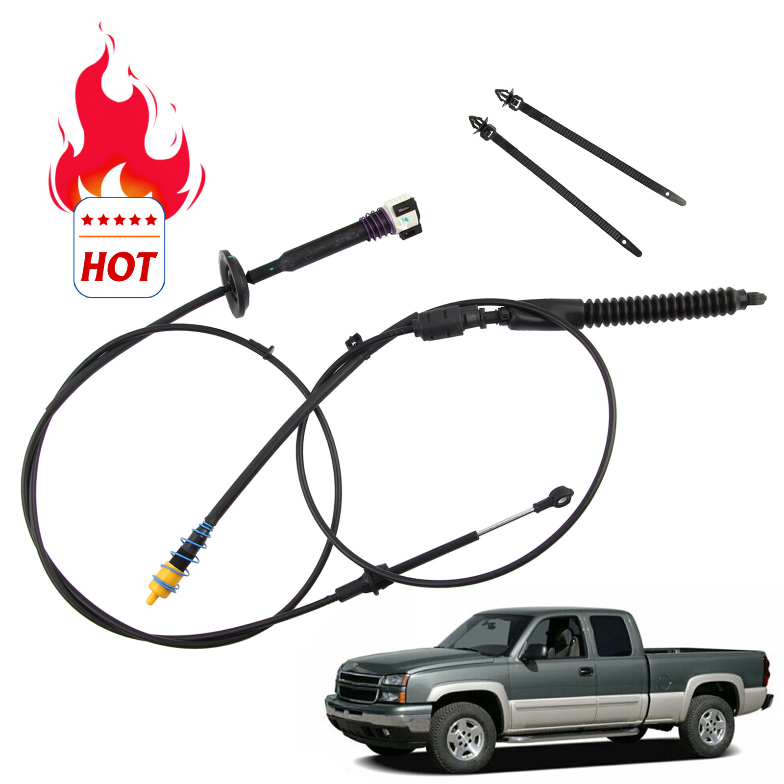 FOR CHEVROLET SILVERADO 1500 GMC 12477639 AUTO TRANSMISSION SELECTOR SHIFT CABLE