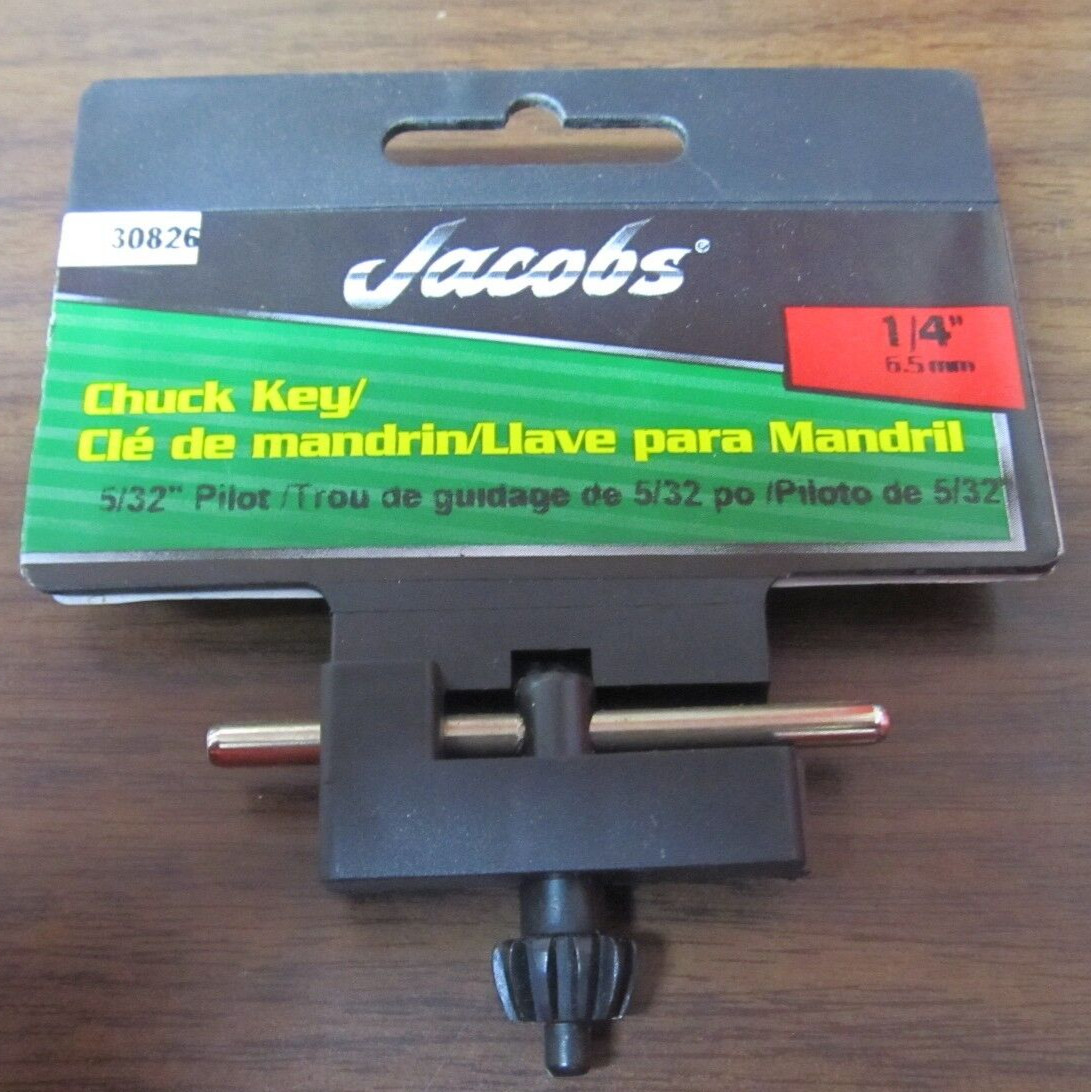 Jacobs Chuck Key  1/4"   # MFG. # 30826  NEW