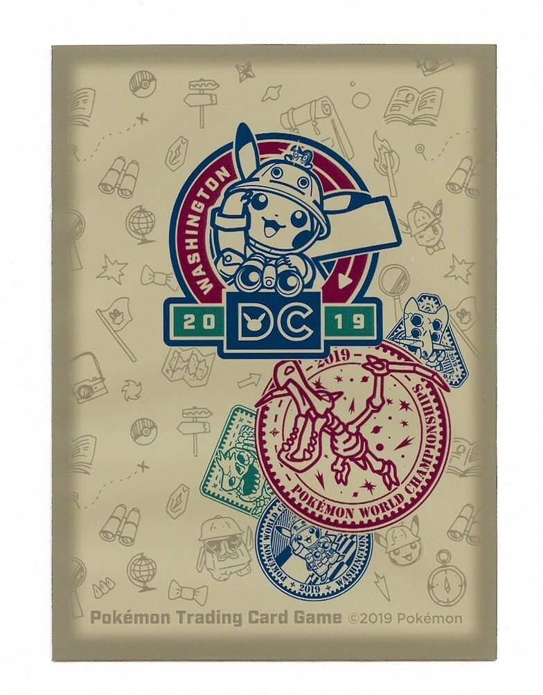 2019 Washington DC ver 2 Individual Card Sleeve Pokemon World Championships