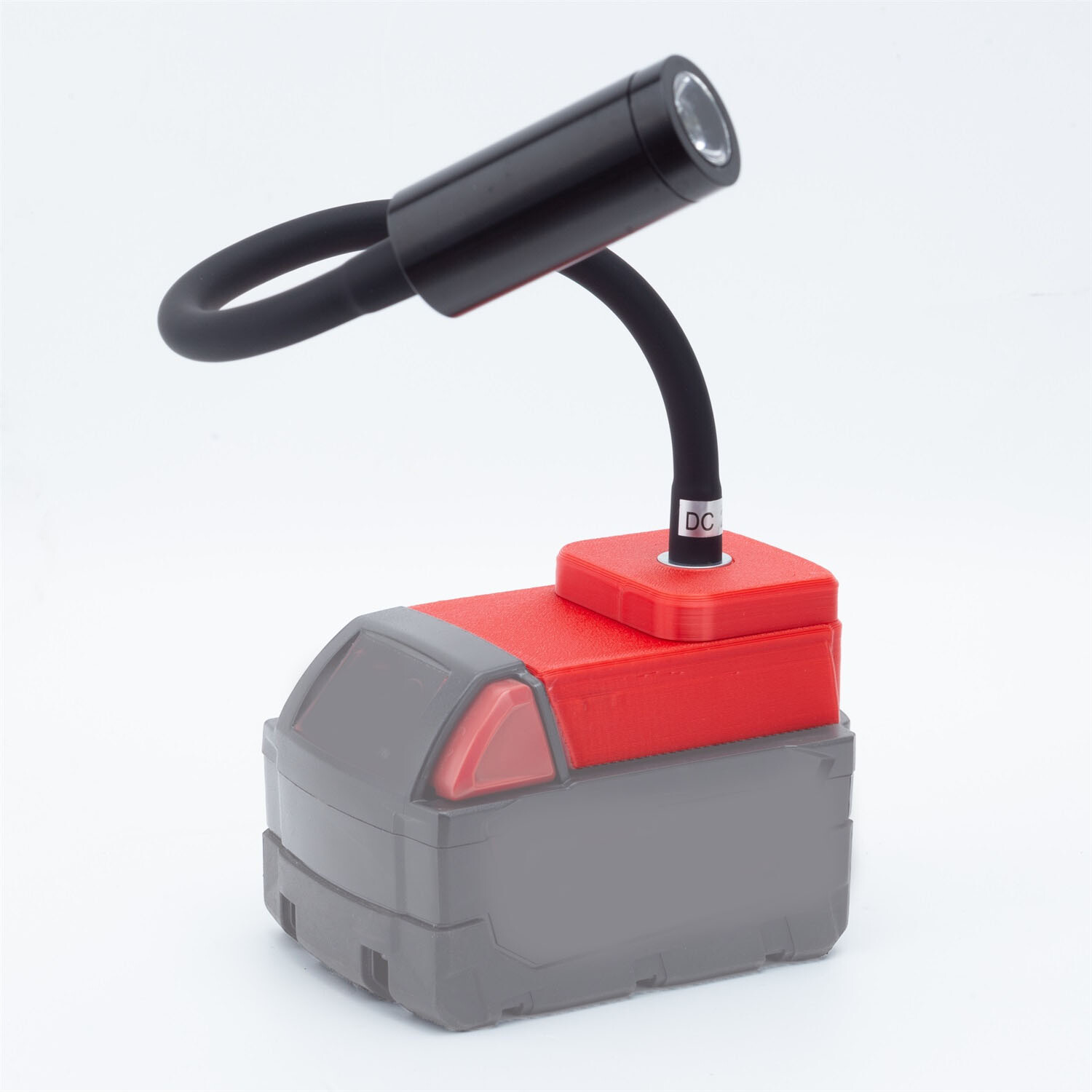 LED Work Light Flexible Bendable For Milwaukee 18V Lithium Battery Desk Lamp