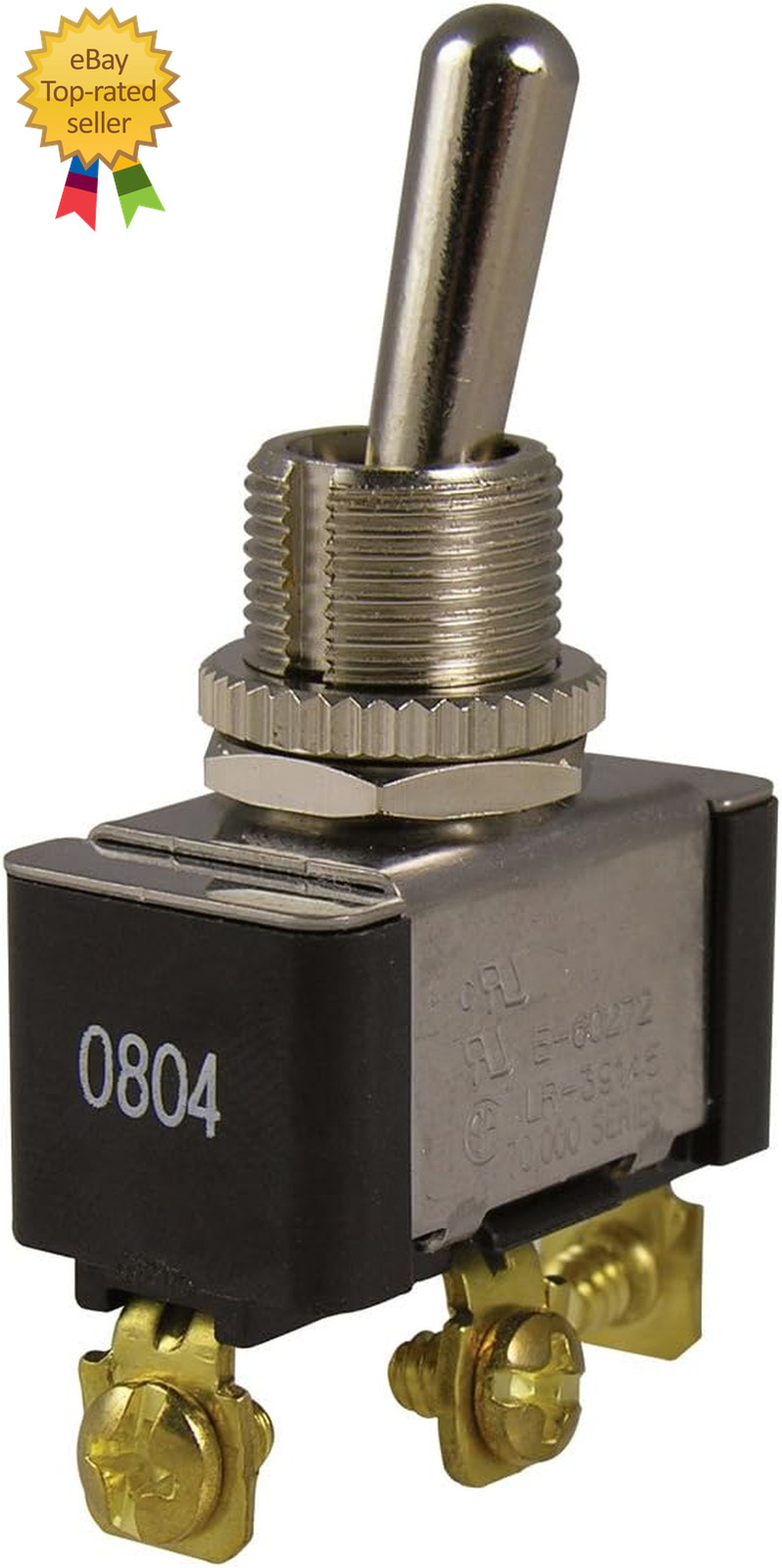 GSW-13 Heavy Duty Electrical Toggle Switch SPDT ON-OFF-ON 20 A/125V AC Screw