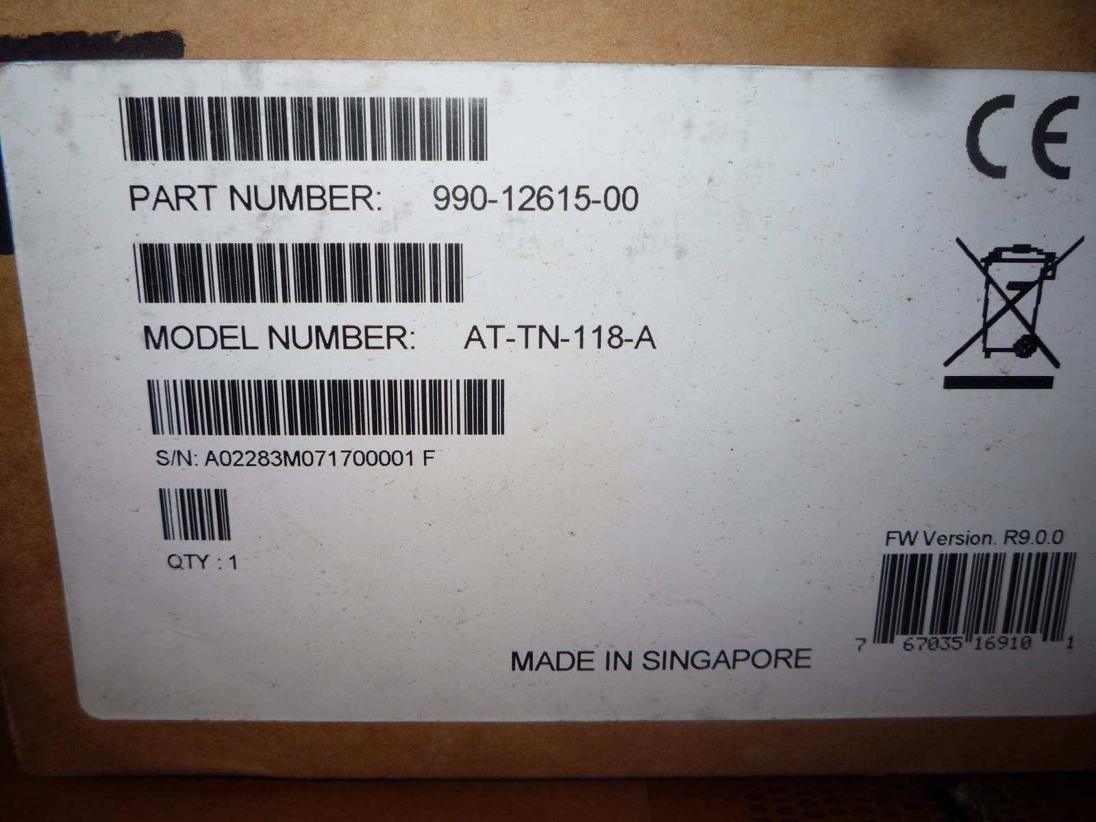 Allied Telesis iMAP EPON2 AT-TN-118-A IMAP Service Module 990-12615-00 NIB